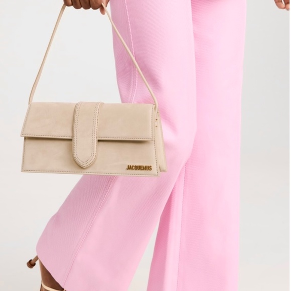 SOLD! New Jacquemus Le Bambino Long Bag Dark Beige - Picture 11 of 11